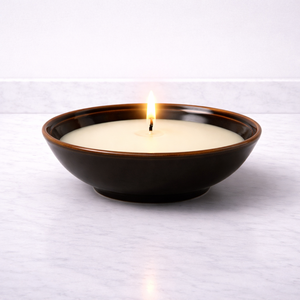 Bol à bougie en céramique Golden Sand, large, finition lisse, résistant à la chaleur, durable, réutilisable, à une seule mèche, élégant, pour la décoration intérieure - Product Image 6