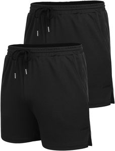 Shorts décontractés pour hommes, tissu extensible, taille élastique, cordon de serrage, confortables, légers, shorts de mode d'été, voyage en plein air - Product Image 1