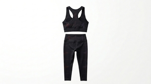 Ensemble de yoga pour femme tendance 2026, nouvelle collection, réversible, uni, grande taille, respirant, léger, taille élastique, 2 pièces, personnalisable - Product Image 2