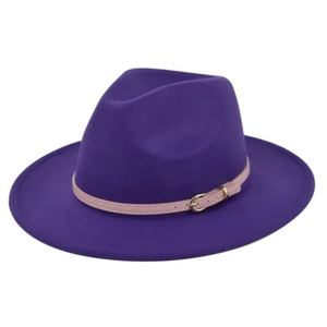 Unisex Pinch Front Wide Brim Leather <b>Band</b> Plain Pattern Travel Fishing Outdoor Sports Custom Casual Cowboy <b>Hat</b> Customized Color - Product Image 4