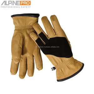 Guantes de Seguridad Anti-Impacto para Conductores, Venta al Por Mayor de Fábrica OEM, Cuero de Cabra Granulado de Alta Calidad, Anti-Calor, Antideslizantes - Product Image 2
