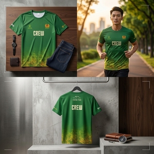 เสื้อโปโลพนักงานงานพิเศษ งานรักษาความปลอดภัย งานอีเว้นท์ รับผลิตแบบ OEM ODM พิมพ์ลายแบบ Sublimation ระบายเหงื่อได้ดี แขนสั้น ใส่ได้ทั้งชายและหญิง - Product Image 5