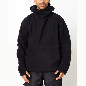 Sweat à capuche Ninja personnalisé haut de gamme pour homme, cagoule polaire respirante avec masque intégré, logo personnalisé, streetwear d'hiver de haute qualité - Product Image 5