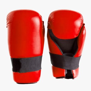 Guantes de Boxeo Profesionales Semi-Contacto con Cierre de Gancho y Bucle de Cuero PU Antideslizante, Personalizables para Entrenamiento de Boxeo para Adultos - Product Image 4