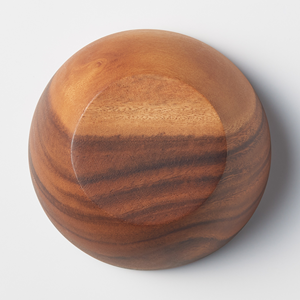 Elegante y Duradero Tazón de Madera con Aspecto Brillante y Pulido, 100% Madera Natural, para Servir Alimentos, Utensilios de Cocina y Restaurantes - Product Image 4