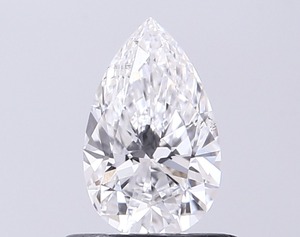Diamant de laboratoire taille poire 0,53 ct, couleur D, clarté VS2, pierre précieuse lâche, excellente finition, composant de joaillerie fine pour bague - Product Image 1