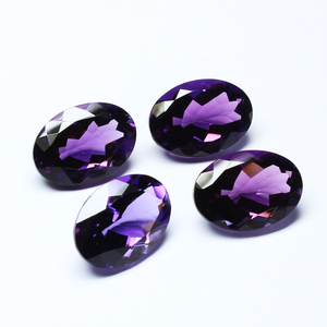 พลอยแอมะทิสต์ทรงรีเจียระไนคุณภาพพรีเมียมเกรด 3A จาก PDM Gems ชุด 4 เม็ด น้ำหนัก 35.44 กะรัต พลอยเม็ดเดี่ยวสำหรับคอลเลคชั่นนักออกแบบ - Product Image 3