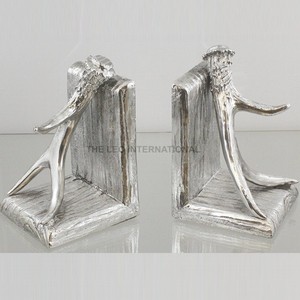 Sujetalibros Verticales de Metal Art Deco Creativos, Organizador de Libros para Escritorio, Decoración Moderna para Oficina y Hogar, Regalo de Cumpleaños para Estudiantes - Product Image 1