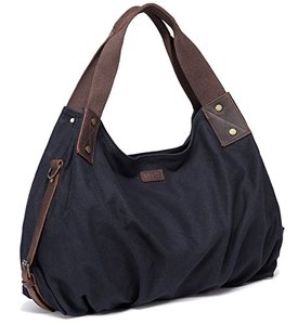 Lightweight <b>Canvas</b> Messenger <b>Bags</b> with Buckle Closure Solid Pattern <b>Large</b> Size for Daily Use - Product Image 1