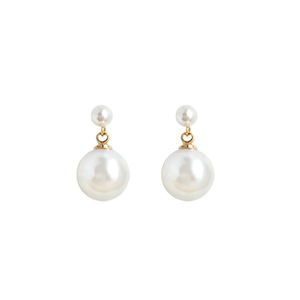 7-8mm Natural Freshwater Edison <b>Pearl</b> <b>Earrings</b> S925 Silver Fine Dangle Nearly Fashionable Design Versatile Paring Possibilities - Product Image 3
