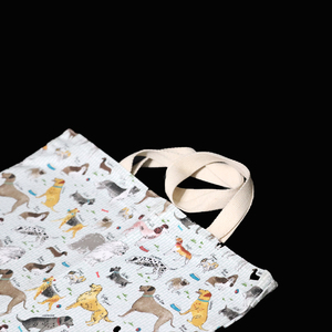 100% OEM Quick Dry Shopping Cotton Tote <b>Bags</b> Eye Catching Printed Design Export Quality From India.. - Product Image 3