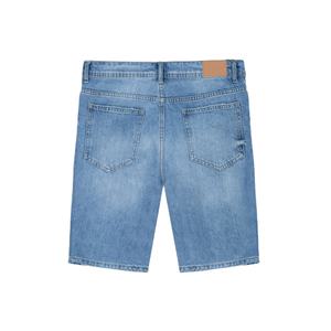 Short en jean bleu pour homme, coupe ample, longueur genou - Product Image 2
