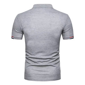 Nuevas camisetas polo de algodón transpirable de alta calidad para hombre, con bloques de color y diseño de patchwork, que absorben la humedad. - Product Image 5