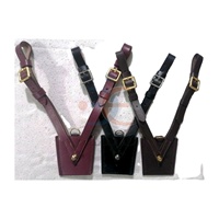 Étui de ceinture en cuir pour épée, style Sam Browne, élégant et luxueux, avec boucle en alliage, design de porte-épée suspendu, couleur personnalisable