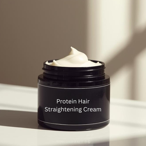 Crème lissante pour cheveux à base de protéines pour des cheveux lisses et soyeux sans frisottis, brillance longue durée, formule réparatrice des dommages, usage professionnel - Product Image 5