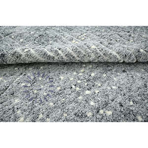 Alfombra anudada a mano de lana moderna abstracta Europea Vintage gris 35 de Pihue Creations para sala de estar y dormitorio - Product Image 1