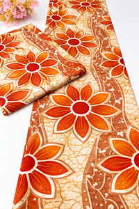 Tissu en coton imprimé Ankara africain traditionnel pour la confection de vêtements, l'artisanat et la mode - Product Image 6