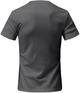 Ensemble deux pièces gris uni pour hommes, t-shirt à manches courtes et short décontracté d'été, tenue pour le streetwear et les ensembles sportifs - Product Image 3