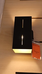 Minimalist Black Rectangular Aluminum <b>Wall</b> Lamp <b>LED</b> 2700K Soft Warm White Indoor <b>Lighting</b> <b>Dimmable</b> Switch Control - Product Image 5