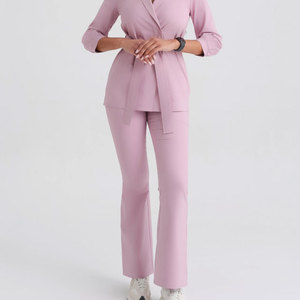 New Design LEDBURY Women's <b>Scrub</b> Wholesale Comfortable Oxford Fabric Breathable Stretchable Heavyweight <b>Plus</b> <b>Size</b> Longline - Product Image 1