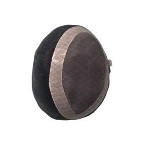 Perruque de cheveux indiens de haute qualité Taz Hair Bangladesh pour hommes, style Deep Wave, base mono douce, système capillaire bangladais - Product Image 2