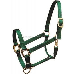 Halter double pour chevaux en nylon durable Équipement d'entraînement pour chevaux Sangle en nylon épais Halter en nylon pour chevaux - Product Image 3