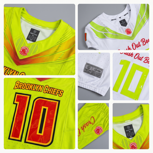 Conjunto de Uniforme de Fútbol Americano Personalizado, Cuello en V, Manga Corta, Ropa Deportiva para Equipos, OEM - Product Image 4