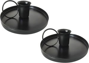 Nouveauté : Porte-bougie en fonte au design élégant pour la décoration de la maison, salon et table à manger. - Product Image 5