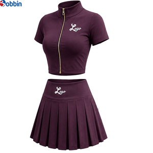 Conjuntos de Ropa de Verano para Mujer, Estilo Urbano, Personalizados, de Moda, con Chaqueta de Manga Corta con Cierre y Conjunto de Falda y Pantalones Cortos - Product Image 1