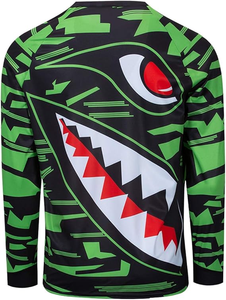 Diseña Tus Propias Camisetas de Motocross de Manga Larga, Nueva Moda, Jersey de Motocross Sublimado Personalizado, 100% Poliéster - Product Image 1