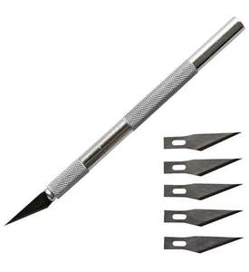Bisturí Quirúrgico N.° 12 con Mango Desmontable, Portacuchillas de Acero Inoxidable, Instrumento Manual para Cirugía General, Certificado CE, Surgiright - Product Image 3