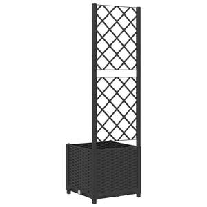Jardinière noire en polypropylène de 53,5 pouces de hauteur, pots et jardinières à fleurs - Product Image 6
