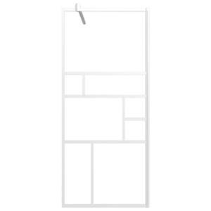 Parois de douche en verre ESG blanc 31,5''x76,8'' pour cabine de douche - Product Image 3