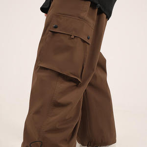 Pantalones de snowboard marrones, pantalones de esquí, ropa de esquí, pantalones holgados, ropa de esquí - Product Image 2