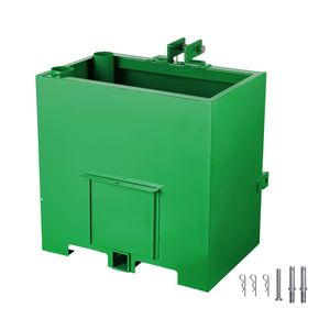 Scatola di Carico a 3 Punti Anticorrosione per Trattore, Capacità di Carico 800 libbre, Robusta, con Ricevitore Gancio Traino da 2 Pollici, Componente per Macchinari - Product Image 1