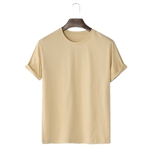 X-เสื้อยืดผ้าฝ้าย100% ใหญ่สำหรับผู้ชายสีทึบแขนสั้นระบายอากาศพิมพ์ลายแบบเป็นทางการขนาดพิเศษว่างเปล่า - Product Image 1