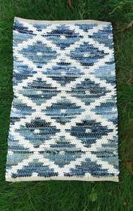 Tapis à poils ras en polypropylène et laine à prix réduit et tapis tissés lavables pour pique-nique à la plage et idéaux pour l'entrée. - Product Image 4