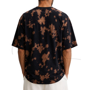 เสื้อยืดเจอร์ซีย์ลายมัดย้อมสั่งทำยอดนิยมขายดีที่สุด ผ้าฝ้าย 100% ระบายอากาศได้ดี แห้งเร็ว ทรงปกติ แขนสั้น สำหรับผู้ชาย - Product Image 2