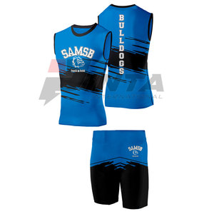 Servicio OEM, Último Diseño de Uniforme de Atletismo, Transpirable, Calidad Premium, 100% Poliéster, Unisex, Adulto - Product Image 2