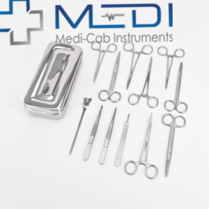 ชุดเครื่องมือผ่าตัดทั่วไป Medi-Cab Instruments ได้รับการรับรองมาตรฐาน CE ใช้งานซ้ำได้ ฆ่าเชื้อได้ ทนทานต่อการเกิดสนิม - Product Image 5
