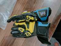 Gants en cuir sur mesure, gants de course à doigts entiers, gants de moto, gants de protection respirants et résistants aux coupures