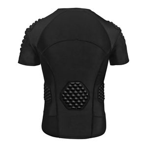 Camiseta Deportiva Profesional de Compresión con Relleno en las Mangas Cortas, Protección Deportiva, Poliéster y Elastano - Product Image 2