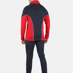 Wholesale Men Tracksuit Premium Full Zip <b>Jacket</b> Jogger Pants Custom Logo Athletic Training Sportswear OEM ODM Clothing Set - Product Image 4