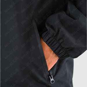 Veste coupe-vent pour homme North Custom, OEM, à capuche, pour le sport en plein air, course à pied, décontractée, unie, imperméable, vestes coupe-vent pour homme - Product Image 6