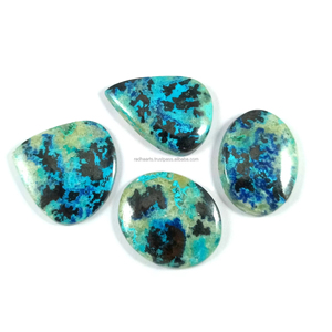 Natural Chrysocolla Quartz Cabochon Handmade Gemstone Stone for Jewelry Making - Product Image 4