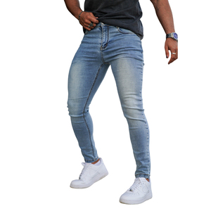 Jeans Personalizados al por Mayor, Pantalones de Moda Clásicos, Pantalones de Mezclilla al por Mayor, Jeans Ajustados para Hombre - Product Image 1