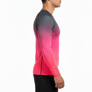 Camiseta de Manga Larga Unisex para Surf y Natación, Protección UV de Secado Rápido, para BJJ, MMA, Jiu Jitsu, Entrenamiento de Grappling - Product Image 3