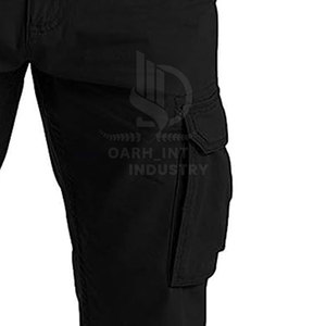 OARH INT INDUSTRY กางเกงผู้ชายแบรนด์ส่วนตัว ผ้าฝ้าย 100% เป็นมิตรกับสิ่งแวดล้อม ระบายอากาศได้ดี น้ำหนักเบา สวมใส่สบาย ทรงตรง เอวกลาง มีเชือกผูก - Product Image 5