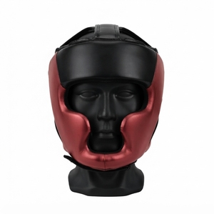 Équipement de boxe personnalisé OEM/ODM, protection intégrale du visage, noir mat et or, casque de sparring - Product Image 2