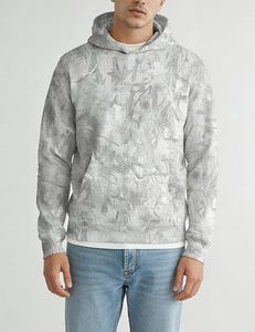 เสื้อฮู้ดลายพรางสำหรับผู้ชาย, เสื้อสเวตเตอร์มีฮู้ดลายพรางตัวโอเวอร์ไซส์แขนยาวเสื้อสวมหัวผ้าฟลีซมีกระเป๋า - Product Image 3